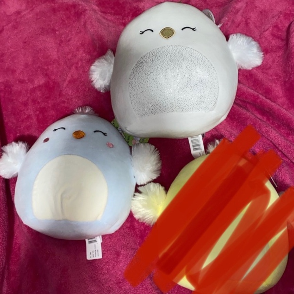 Squishmallow swan bundle